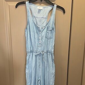 Light Blue Denim Jumpsuit